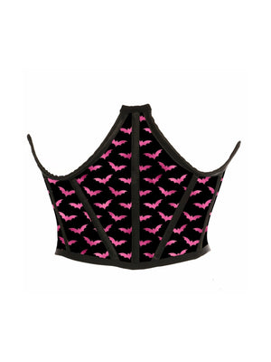 <tc>DAISY CORSET PINK BAT UNDERBOOB CORSET</tc>