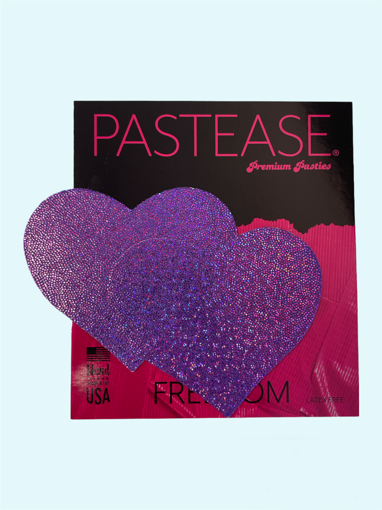 
            
                Load image into Gallery viewer, PASTEASE SPARKLEY PURPLE HEART
            
        