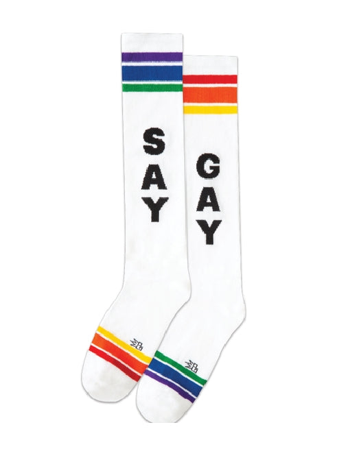 GUMBALL POODLE LONG SAY GAY SOCKS