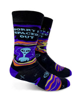 GROOVY THINGS SORRY I SPACED OUT SOCKS MENS