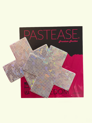 PASTEASE WHITE HOLO CROSS